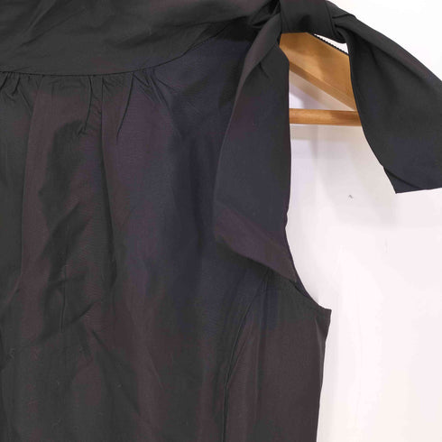 ビギ BIGI アセテートシルク ハイネック ノースリーブ ワンピース ドレス レディース JPN:40